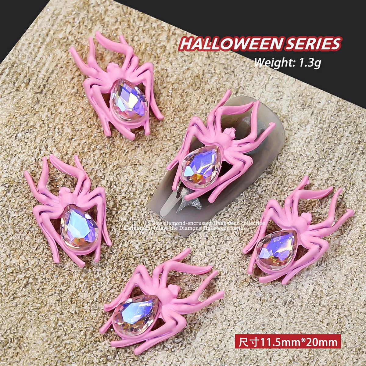 10Pcs Halloween Fake Weapon with Blood Nail Charms Bloody Horror Metal Nail Art Decorations Manicure Accessories Punk Jewelry *&